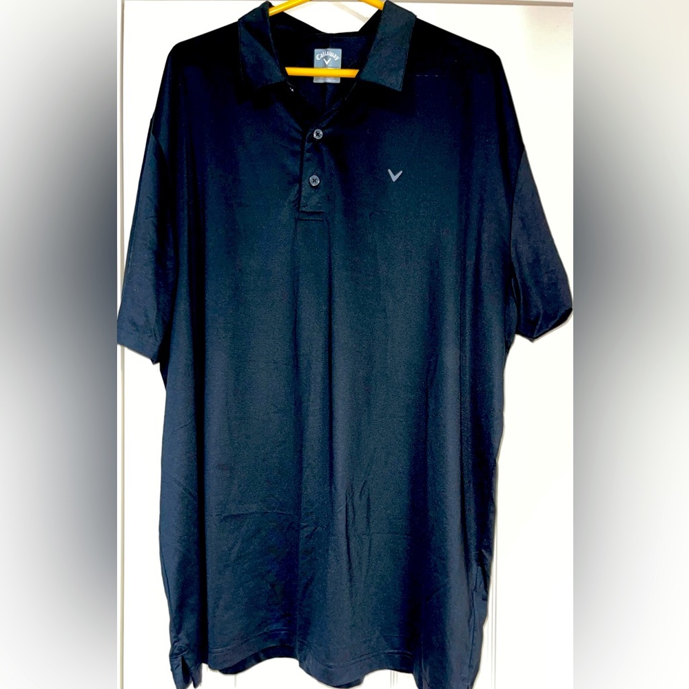 Callaway V Apparel Black Golf Shirt - Size XXL